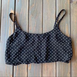 Brandy Melville Heart Crop Top